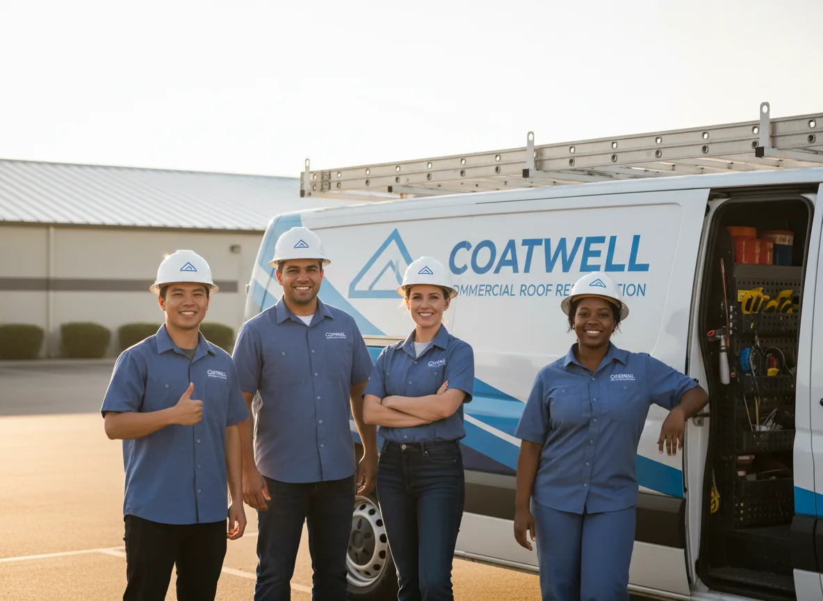 Commercial roof coating company in London, OH